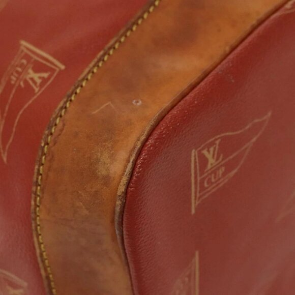 LOUIS VUITTON LV Cup Saint Tropez Shoulder Bag Red M80026 LV Auth 137121 - Picture 5 of 16